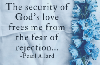 The security of God's love... by Pearl Allard