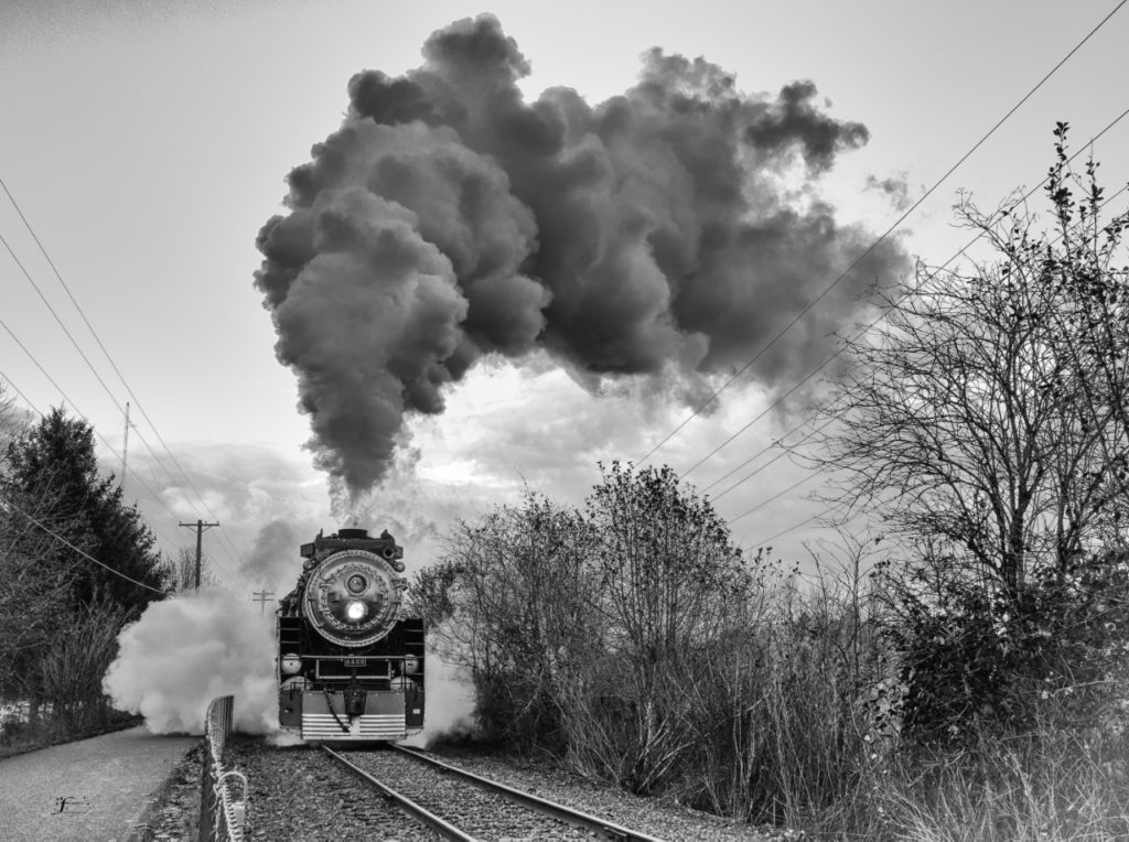 Holiday Express Train-head on by Johanna Froese Photography