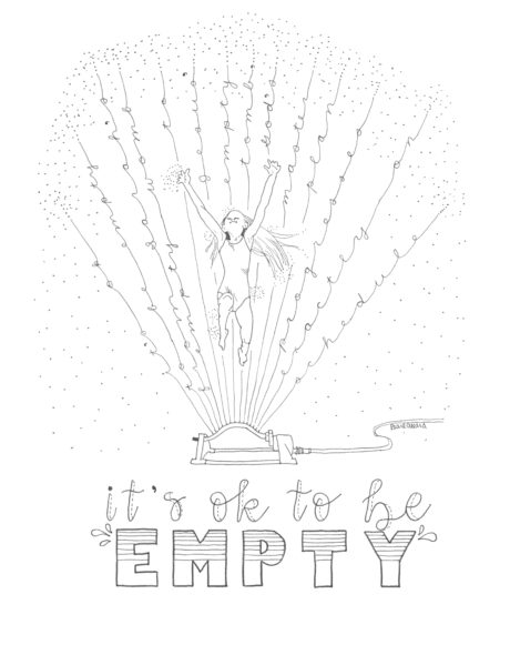 It's Ok to Be Empty by Pearl Allard (Look Up Sometimes)