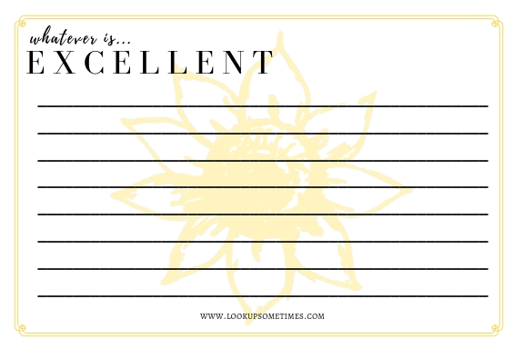 Whatever is Excellent notecard for free download.